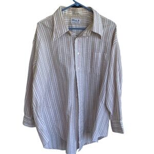 Vintage Men’s Button Down Dress Shirt Size 18 1/2 - 33 Alleson of Rochester